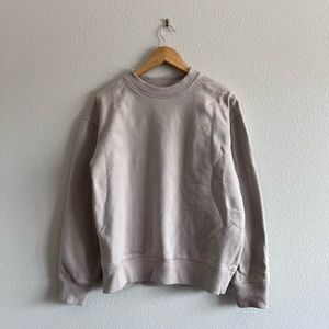 Adidas Oversized Cream Crewneck